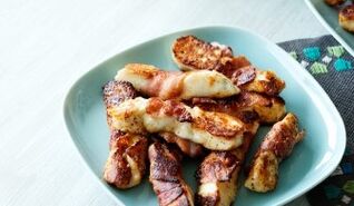 Queijo em bacon